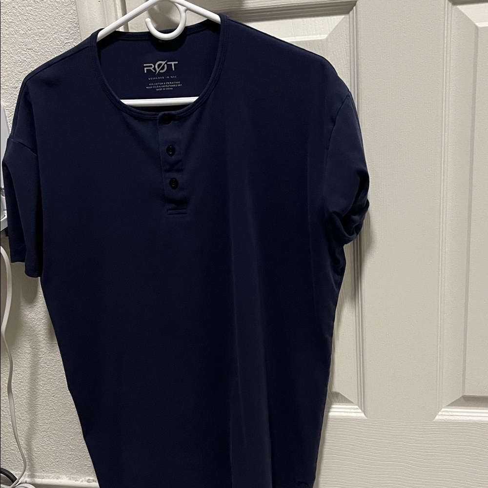 Men's Navy Short Sleeve Tee